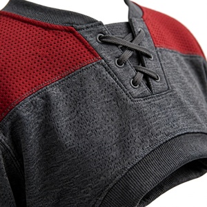 Men's <b>Ice</b> Hockey Jersey Custom Color Long Sleeve Color-Blocked Mesh V-neck Breathable Moisture Wicking Full Sleeve Sports - Product Image 5