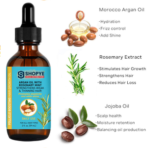 Acondicionador Capilar sin Enjuague con Aceite de Argán de Marca Privada CAITU, Fuerza y Brillo para Cabello Rizado Africano, Fórmula Líquida Hidratante - Product Image 6