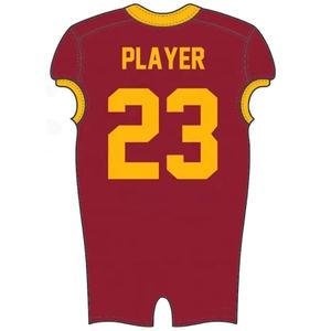 Camiseta de fútbol americano al por mayor, conjunto de ropa deportiva personalizable, diseño transpirable, tu propia camiseta - Product Image 2