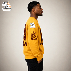 Sudaderas de Alta Calidad 100% Algodón para Hombre, Corte Regular, 370g, con Parches Bordados en Chenilla, Estilo Urbano para A&M |   Hermandad - Product Image 3