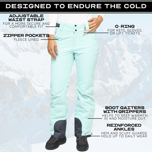 Pantalones de Esquí Impermeables para Mujer, Pantalones de Snowboard Térmicos, Transpirables y Resistentes al Viento, Ropa de Invierno para Deportes en Clima Frío - Product Image 5