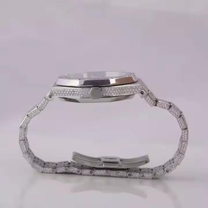 Luxury Customize Iced Out VVS Moissanite Diamond <b>Watch</b> Hip Hop <b>Mechanical</b> <b>Watch</b> for Business Gifting Propose from India - Product Image 4