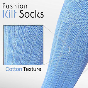 Soft Comfortable Scottish Highland Kilt Hose <b>Socks</b> for Men Traditional Wool Blend <b>Long</b> Length <b>Socks</b> OEM ODM Custom Supply - Product Image 3
