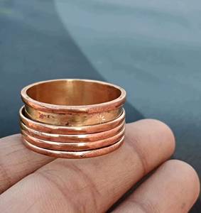 Healing High Quality <b>Spinner</b> <b>Ring</b> Handmade Fashion Pure Copper Meditation <b>Spinner</b> <b>Rings</b> Wedding Gift - Product Image 4