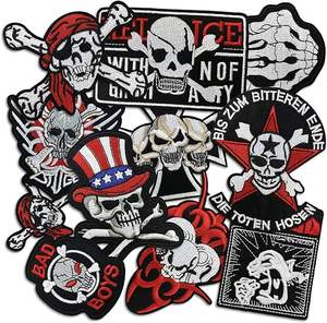 Parches Termoadhesivos Bordados Oscuros para Mochilas, Parches de Bandas de Rock para Chaquetas, Parches Geniales para Coser en la Ropa - Product Image 2