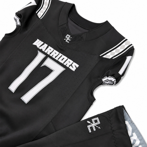 Conjunto de Uniforme de Fútbol Americano Sublimado, Malla sin Mangas, Cuello en V, Absorbe la Humedad, Transpirable, Nombre del Equipo Personalizado, Uniforme para Adultos - Product Image 2