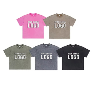 Wholesale Custom 275 GSM Batik Vintage Oversized Cotton T-Shirt Loose Fit Streetwear OEM - Product Image 2
