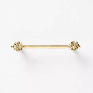 Designer Gold Bathroom <b>Towel</b> Rail Wall Mounted Brass <b>Towel</b> <b>Bar</b> Decorative Hardware Hotel Villa Apartment Bathroom Accessories - Product Image 5