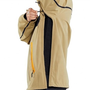 เสื้อแจ็คเก็ตผู้ชายแบบมีฮู้ด สไตล์ Anorak สำหรับเล่นสโนว์บอร์ด ดีไซน์ใหม่ สตรีทแวร์ สีสันตัดกัน ผลิตจากโพลีเอสเตอร์ กันลม - Product Image 5