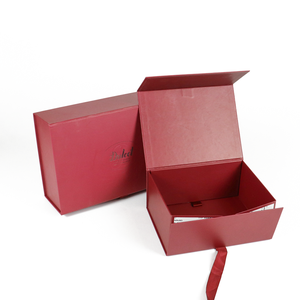Boxit.pk Eco-Friendly Luxury Folding <b>Magnetic</b> Gift <b>Box</b> with Ribbon & Sponge Lining Personalized Rigid Cardboard Packaging - Product Image 2