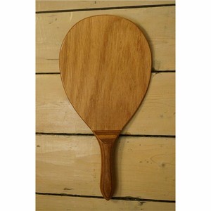 Raquette de plage en bois artisanale professionnelle, pagaie en bois massif de qualité supérieure pour sports de plein air, raquette en bois personnalisable avec logo pour Matkot - Product Image 1