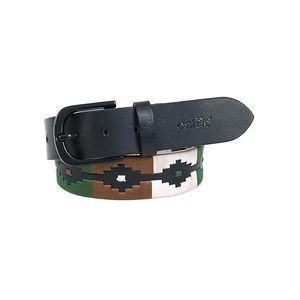 Ceinture de polo décontractée et élégante pour l'équitation, avec design en cuir durable et fermoir en acier, ajustement confortable, soutien robuste, aide à la manutention. - Product Image 3