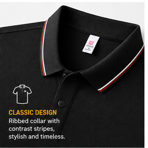 Golf for Shirt Men | Moisture Wicking Breathable Knitted 100% Cotton for Shirt | <b>Athletic</b> Casual Wear Pocket Custom Logo - Product Image 3