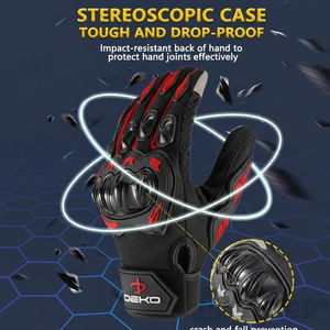 Gants de cyclisme, de pêche et d'équitation unisexes en polyester compatibles avec les écrans tactiles pour l'été - Product Image 3