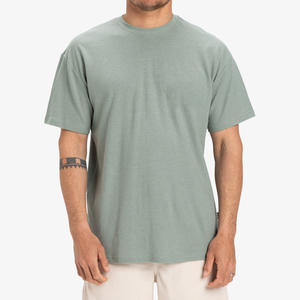 T-shirt Homme Oversize Personnalisable Tendance Actuelle, Vente Chaude, Confortable, Doux, Respirant, 100% Coton, Séchage Rapide, Manches Courtes - Product Image 1