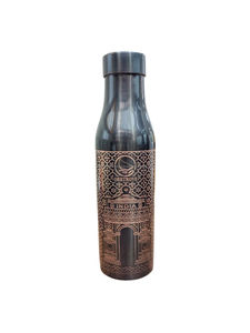 Bouteille d'eau en cuivre pur 100% artisanale 1000 ml, vente flash à prix réduit, bouteille en cuivre pour l'eau potable - Product Image 3