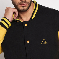 Veste de baseball universitaire personnalisée pour homme, style streetwear, haute qualité, respirante, écologique, avec capuche, pour l'hiver