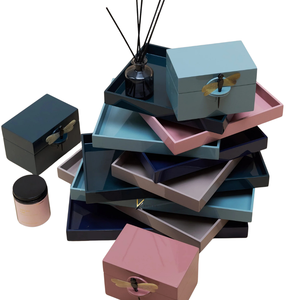 Caja de Joyería de Lujo Lacada, Venta al por Mayor, Logotipo Personalizado, Joyería OEM ODM, Caja de Almacenamiento de Joyería Personalizada, Caja de Empaque - Product Image 1