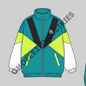 Conjunto Cortavientos Unisex Estilo Vintage con Bloques de Color, Ropa Deportiva Retro de los 90, Traje Ligero Cortavientos para Venta al por Mayor de Moda - Product Image 6