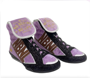 Chaussures de boxe légères de qualité supérieure, respirantes, à lacets, en cuir synthétique résistant à l'usure, semelle antidérapante, No Boxing No Life - Product Image 4