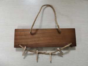 Étagère murale ronde en jute naturelle, artisanale, aux tons terreux, motif vertical Art Déco, thème floral, décoration rustique pour la maison - Product Image 3