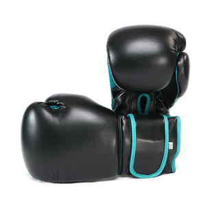 Guantes de Kickboxing al por Mayor con Cuero Sintético Resistente, Acolchado Absorbente de Impactos, Cierre de Gancho y Bucle en la Muñeca, OEM Personalizado - Product Image 4