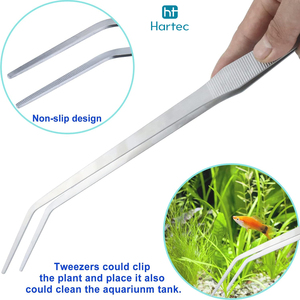 Juego de Herramientas Profesionales de Acero Inoxidable para Acuarios, Tijeras para Recortar Plantas Acuáticas, Pinzas Curvas, Espátula, Kit para Acuarios - Product Image 4