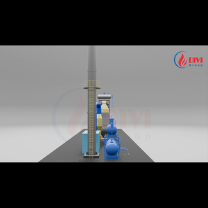 Chaudière à vapeur industrielle à tube d'eau à tambour unique, à haute efficacité, alimentée à la biomasse, type CFB - Product Image 3