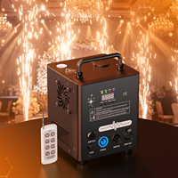 U`King Mini 500W Fontaine de feux d'artifice froids électroniques, machine à étincelles froides avec télécommande DMX pour mariage, scène, discothèque, fête