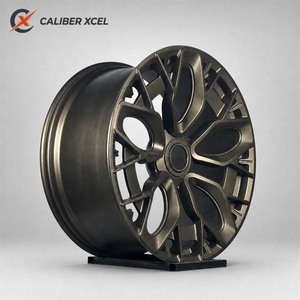 Ruedas CALIBER <span class=keywords><strong>XCEL</strong></span> de Alta Gama para Automóviles de Pasajeros, Forjadas en 1 Pieza, Diseño en Y, 18 19 20 21 22 Pulgadas, 5x112 5x114.3 5x120, PCD Personalizable - Product Image 1