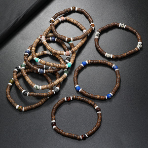 Trendy Bead Yellow Tiger Eye <b>Bracelet</b> Geometric Natural Stone <b>Stretch</b> Gift for Men Women Buddhist Symbol A800894 - Product Image 6