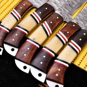 OEM High Quality 5 PCS Professional Kitchen <b>Knife</b> <b>Set</b> With Damascus Steel Blade and Custom Handle Kitchen <b>Knife</b> <b>Set</b> For Hot Sale - Product Image 2