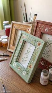 Premium Resin MDF Horizontal Photo <b>Frame</b> Gloss Resin Coating Elegant Dcor Handmade Waterproof Eco-Friendly Female Photo - Product Image 6