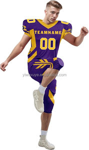 Nuovo Set di Uniformi da Football Americano di Alta Qualità, Traspirante, ad Asciugatura Rapida, Personalizzabile con Nome della Squadra e del Giocatore, Vestibilità su Misura - Product Image 6