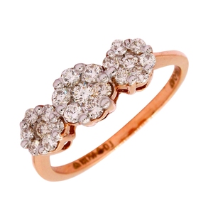 แหวนเพชรแล็บโกรว์ด์ทรงคลาสสิกสำหรับผู้หญิง ฉลองครบรอบ 14K ทองคำแท้ ทรงกลมเจียระไนบริลเลียนท์ รับรองโดย IGI & INGEMCO ขายส่ง - Product Image 4