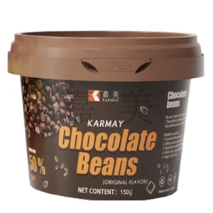 Envase de plástico hermético para bombones de chocolate en forma de bola de malta, con tapa, en cubeta, 150ml 350ml 500ml 5OZ 12OZ 16OZ IML - Product Image 5