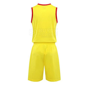 Uniforme de Baloncesto para Hombre al por Mayor, 100% Poliéster, Transpirable, de Secado Rápido, con Opciones de Color y Logotipo Personalizados - Product Image 2