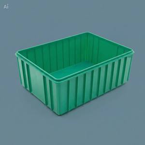 OEM Custom PP <b>Stackable</b> Plastic Storage <b>Crate</b> Industrial Container - Product Image 1