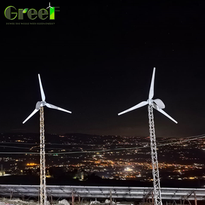 GREEF GH <span class=keywords><strong>3kW</strong></span>/5kW Pequeño generador de turbina eólica con 4M Diámetro del rotor 3 m/s Velocidad de inicio 220V Salida de CA para uso doméstico - Product Image 1
