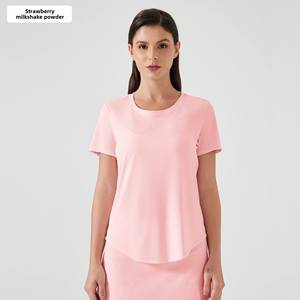T-shirt classique vierge pour femme, col rond unisexe, 210 g/m², style streetwear, vêtement de sport, course en extérieur - Product Image 6