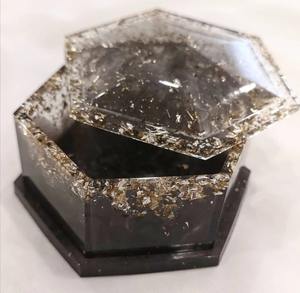 Caja de Resina Decorativa Hecha a Mano para Joyas, Organizador de Almacenamiento de Joyas, Pequeño Contenedor de Regalo de Resina Personalizado - Product Image 5