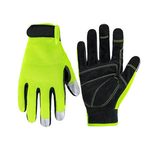 High Quality Cow Split Leather Mechanics <b>Gloves</b> Full Finger Safety Anti Heat Fire Resistant Safety Work <b>Gloves</b> - Product Image 1