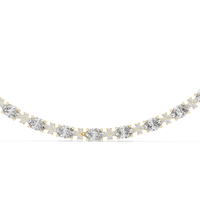 Collier élégant en diamant de laboratoire en or avec certificat, bijoux fins de créateur haut de gamme, accessoire de mode, cadeau