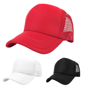 <b>Plain</b> Blank Style 5 Panels Blank Foam Mesh Trucker <b>Cap</b> Without Logo Outdoor Solid Color <b>Baseball</b> <b>Cap</b> Mesh Trucker Hat - Product Image 2