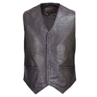 Gilet en cuir pour homme à prix raisonnable, taille adulte, bonne qualité, 100% cuir, gilet tendance