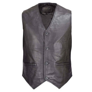 Chaleco de Cuero para Hombre a Precio Razonable, Talla Adulto, Buena Calidad, 100% Cuero, Chaleco de Moda - Product Image 1