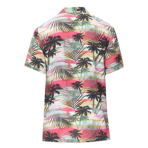 เสื้อเชิ้ตฮาวายชายคุณภาพสูง ผ้าฝ้าย 100% แขนสั้น สำหรับวันหยุดพักผ่อนชายหาด สไตล์ลำลอง พิมพ์ลายได้ทั้งตัว ระบายอากาศได้ดี เป็นมิตรต่อสิ่งแวดล้อม - Product Image 5