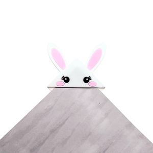 Marcapáginas de Esquina Reutilizable de PVC con Diseño Original, Papelería de Calidad, Regalo de Oficina, Regreso a Clases, OEM ODM, Conejito - Product Image 2