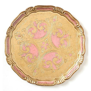 Bandeja de Servir Redonda de Cobre Puro Grabada a Mano, Plato de Metal para Alimentos, Diseño Persa Antiguo, Plato Decorativo para Mesa, Venta al por Mayor - Product Image 3