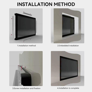 15 inch Độ sáng cao 1000nit cảm ứng công nghiệp Màn hình Màn hình mới mở khung VESA phẳng gắn <span class=keywords><strong>LCD</strong></span> USB 1024*768 4:3 mô hình - Product Image 5